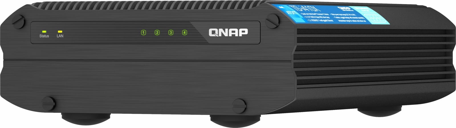 NAS QNAP TS-i410X-8G, 4-bay, 8GB RAM, Tower, e zezë