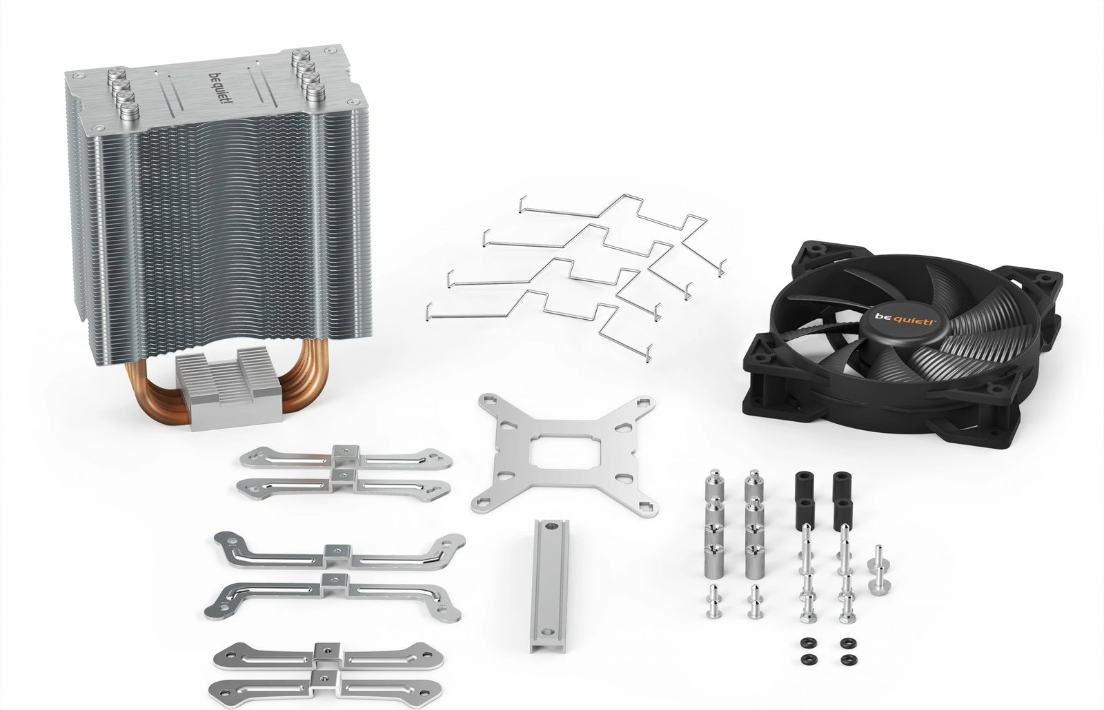 Ftohës CPU be quiet! Pure Rock 2, 120mm, Socket Intel dhe AMD, Argjendtë