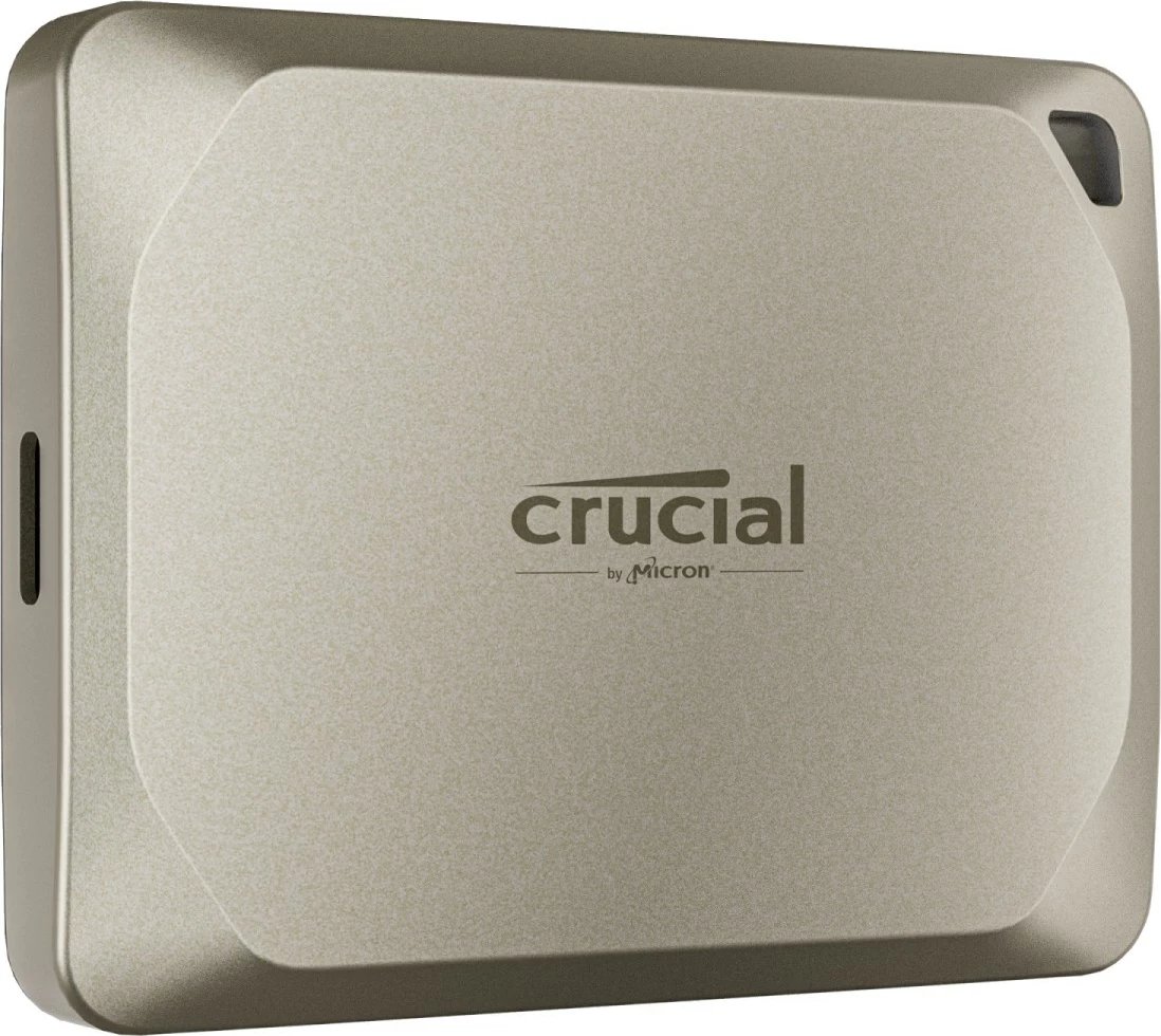 SSD portabël Crucial X9 Pro 1TB, USB Type-C, për Mac, bezhë