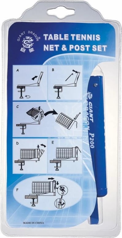 Rrjetë ping pong SMJ, blu