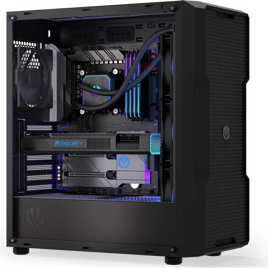 Ftohës procesori me ujë Endorfy Navis F360 ARGB EY3B006 360mm, 3x120mm PWM ARGB, bllok bakri, radiator alumini, LGA1700/AM5