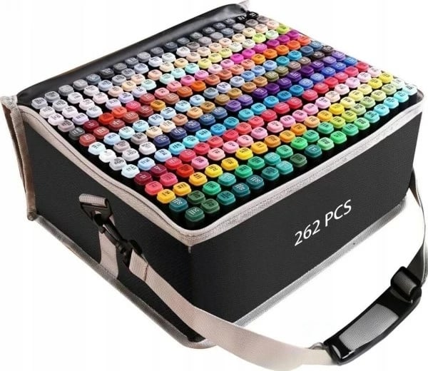 Set markera Extralink MARKERY262SZT, 262 copë, shumëngjyrëshe