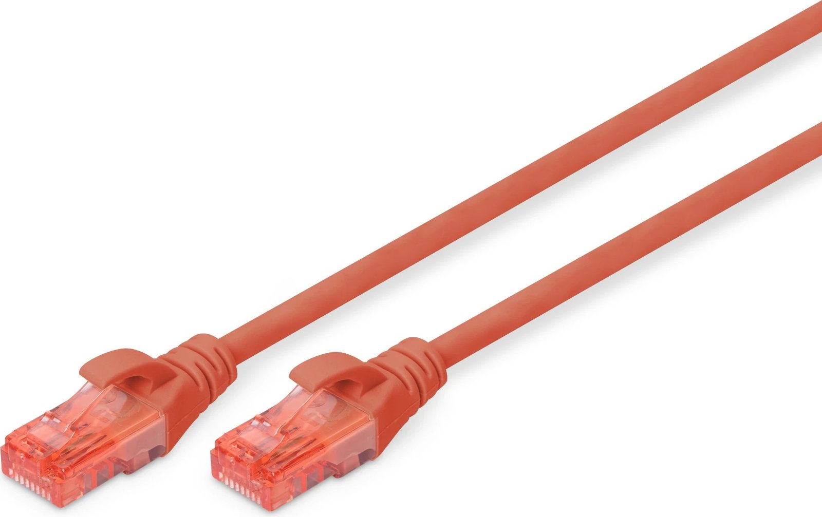Kabëll rrjeti Digitus Cat6, 1m, UTP, RJ-45, kuq