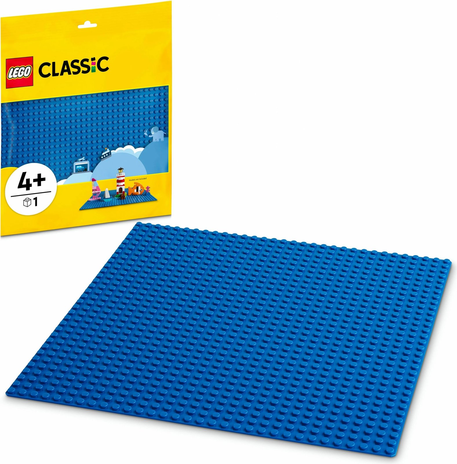 Set ndërtimi LEGO Classic Blue Baseplate, 11025, plastikë, shumëngjyrësh