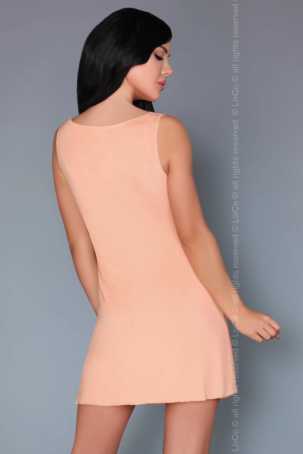 Fustan nate Livia Corsetti Fashion 146534, rozë