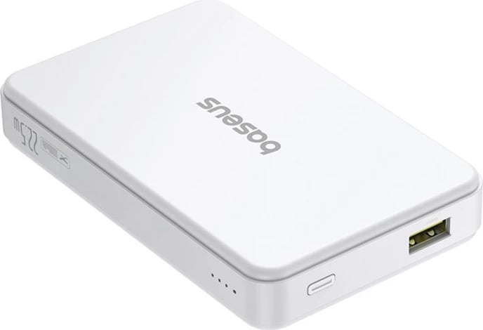Powerbank Baseus Airpow2 Qi2, 10000mAh, 22.5W, e bardhë