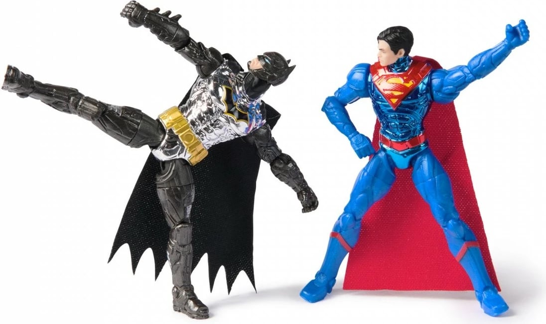 Set figurina aksion Batman Spin Master DC Metal Force Batwing Transformation, plastikë, për fëmijë