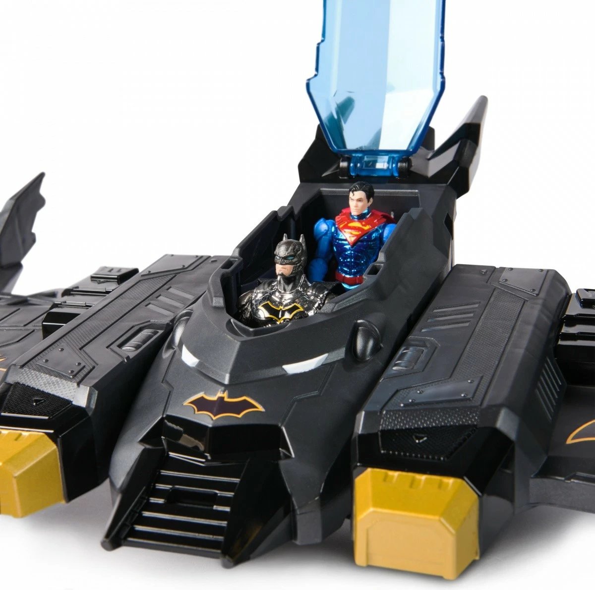Set figurina aksion Batman Spin Master DC Metal Force Batwing Transformation, plastikë, për fëmijë