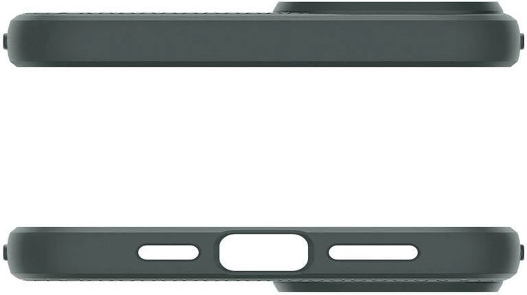 Mbështjellës Spigen Liquid Air për iPhone 15 Plus, Gjelbër e errët
