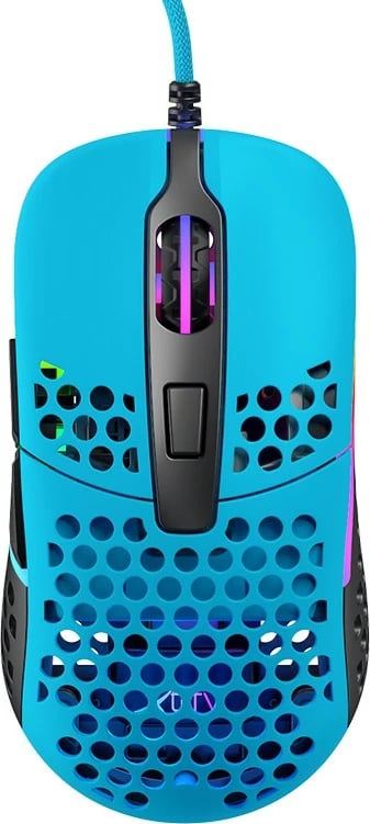 Maus Cherry XTRFY M42, Optik, USB Type-A, 16000 DPI, Blu