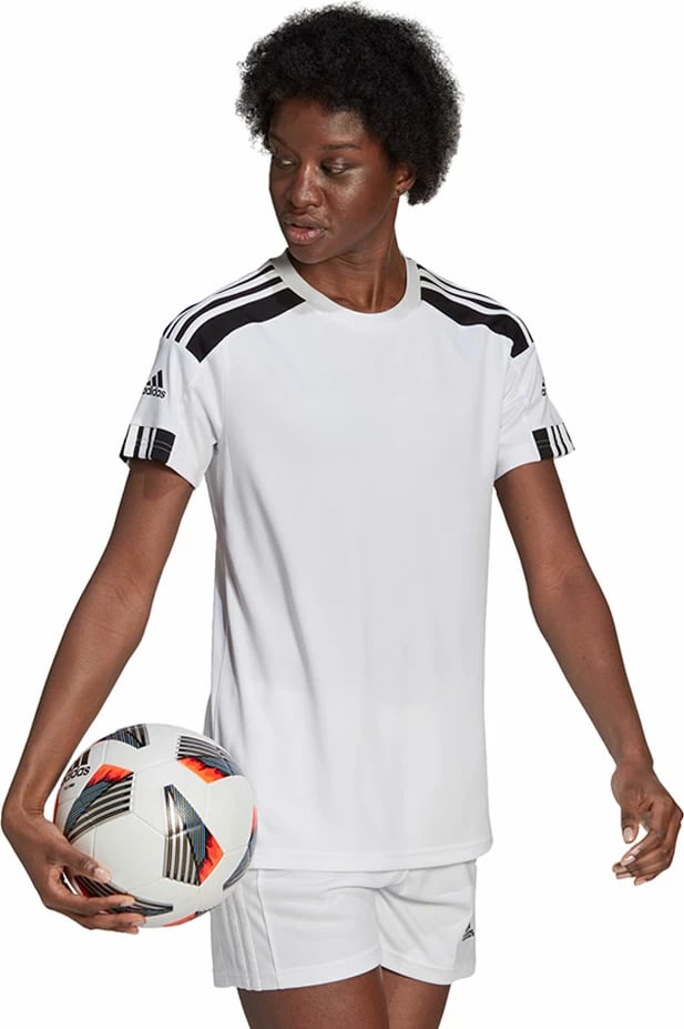 Maicë adidas për femra, e bardhë