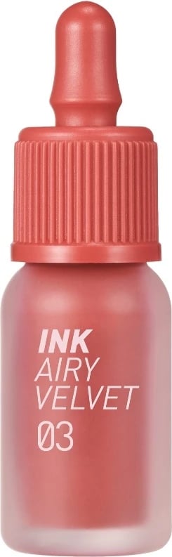 Buzëkuq Peripera Ink Airy Velvet Liquid për femra 03 Cartoon Coral 4g