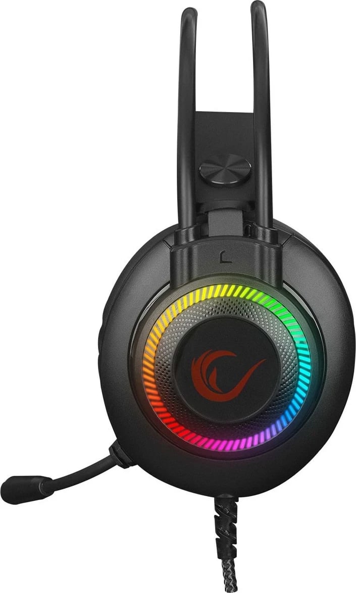 Kufje gaming Rampage X-JAMMER 7.1, me mikrofon, të zeza