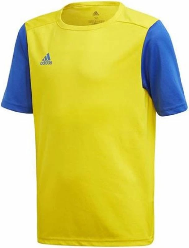 Fanellë futbolli për fëmijë adidas Estro 19, blu dhe e verdhë