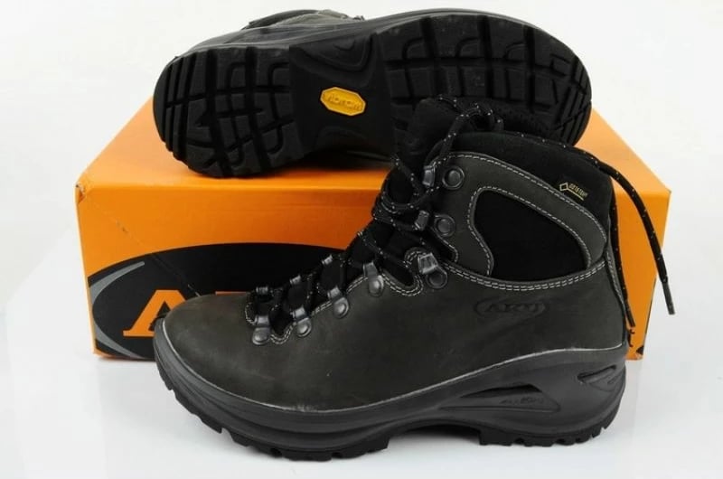 Këpucë trekking për meshkuj Aku, të zeza