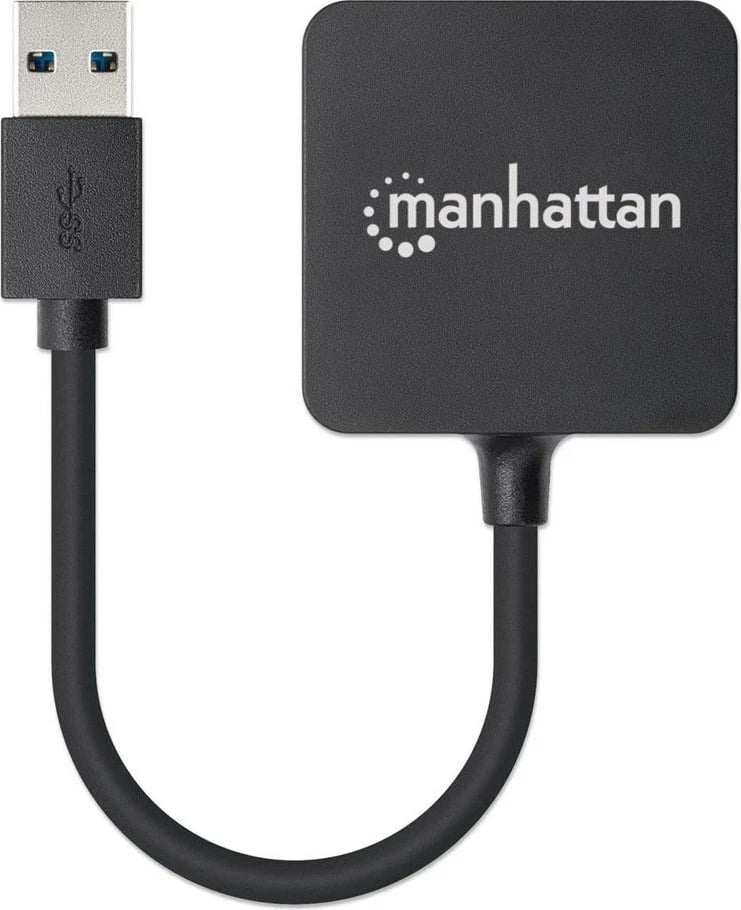 Hub USB Manhattan, 4 Porta, Bus Power, i Zi