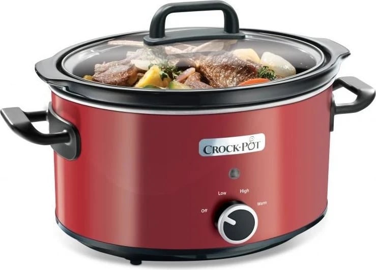 Slow cooker Crock-Pot SCV400RD, 3.5 L, E zezë, E kuqe