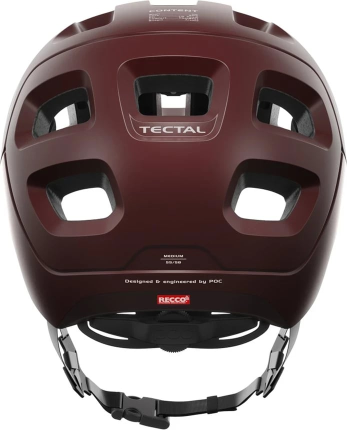 Helmetë POC Tectal për të rritur, Polikarbonat, E kuqe
