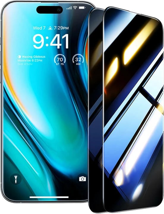 Xham mbrojtës Torras Install Master Privacy për iPhone 16 Plus, Privacy Glass