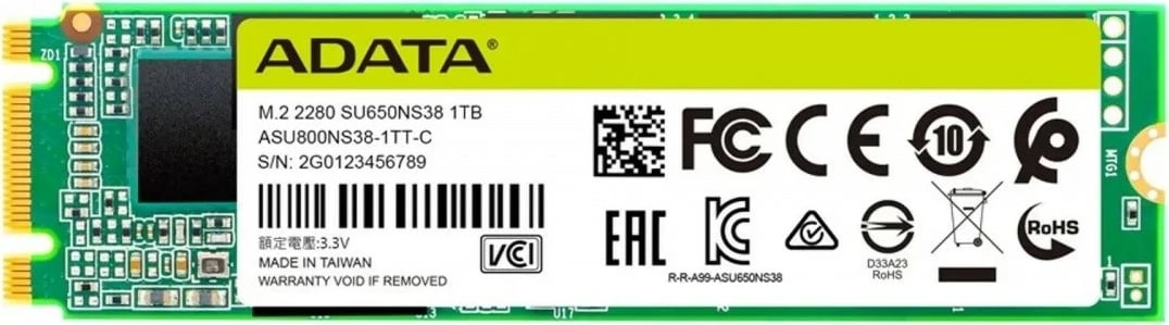 SSD Adata Ultimate SU650, 1TB, M.2 2280, SATA III