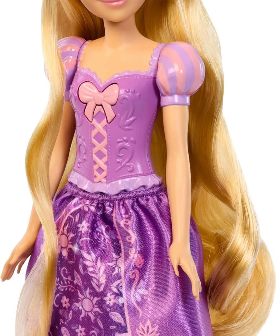 Kukull Disney Princess Rapunzel që këndon, Mattel HPH59, vjollcë