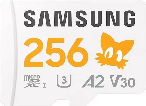 microSD kartelë Samsung Sonic Pro PLUS 256GB UHS-I U3 me adapter