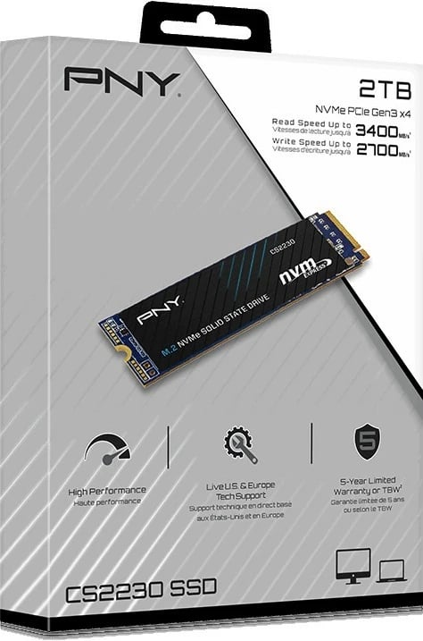 SSD PNY CS2230, 2TB, M.2 2280, PCI-Express