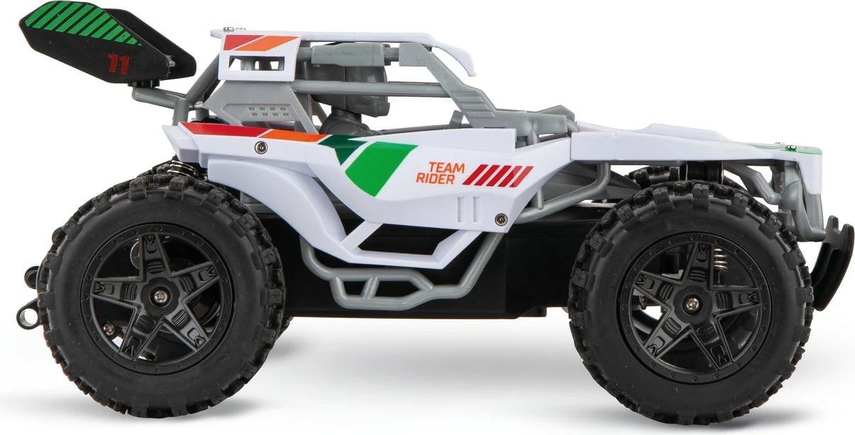 Makine lodër Carrera RC Team Rider, buggy, 2.4GHz, elektrike, bardhë
