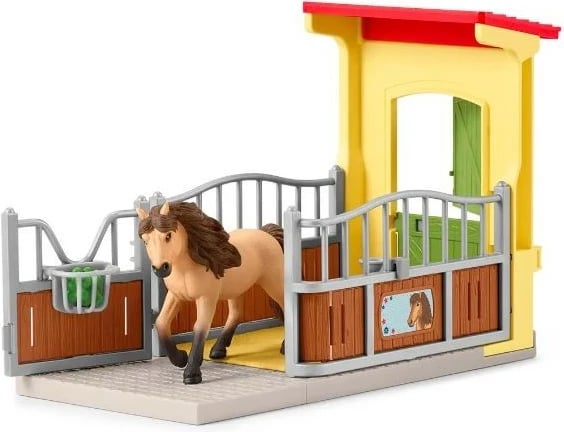 Set lodër Schleich Farm World, boksi me kalë islandez, 42609