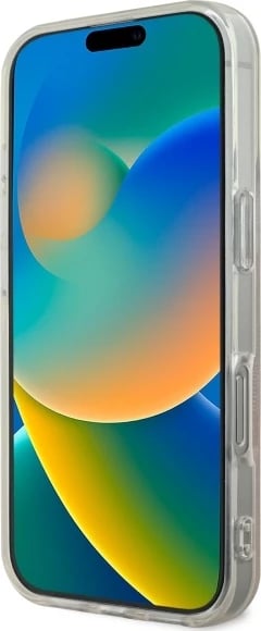 Mbështjellës Guess IML 4G MagSafe për iPhone 16 Pro, Rozë