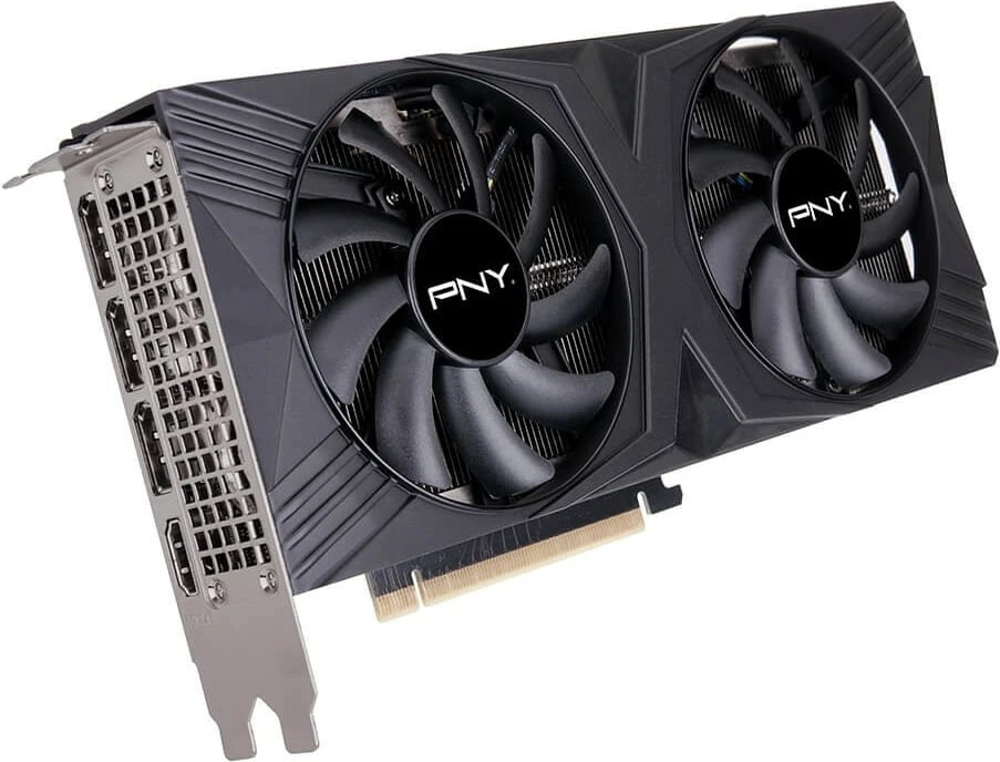 Kartelë grafike PNY GeForce RTX 4070 SUPER, 12 GB, GDDR6X, e zezë