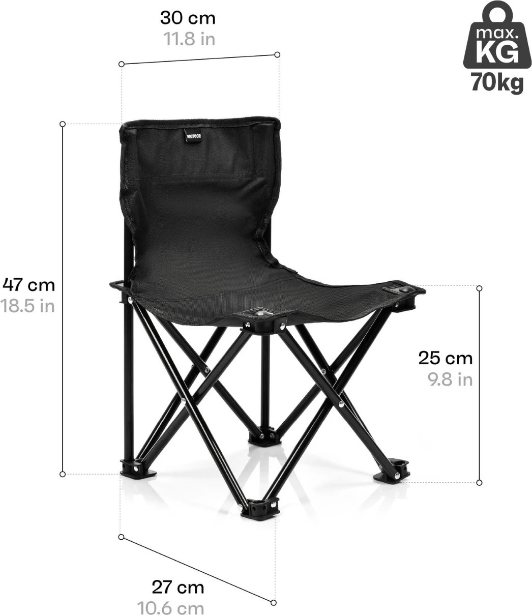 Karrige palosëse Meteor, e zezë