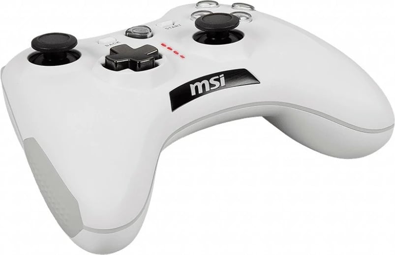 Gamepad MSI Force GC20 V2, me kabllo, për PC/Android, Bardhë
