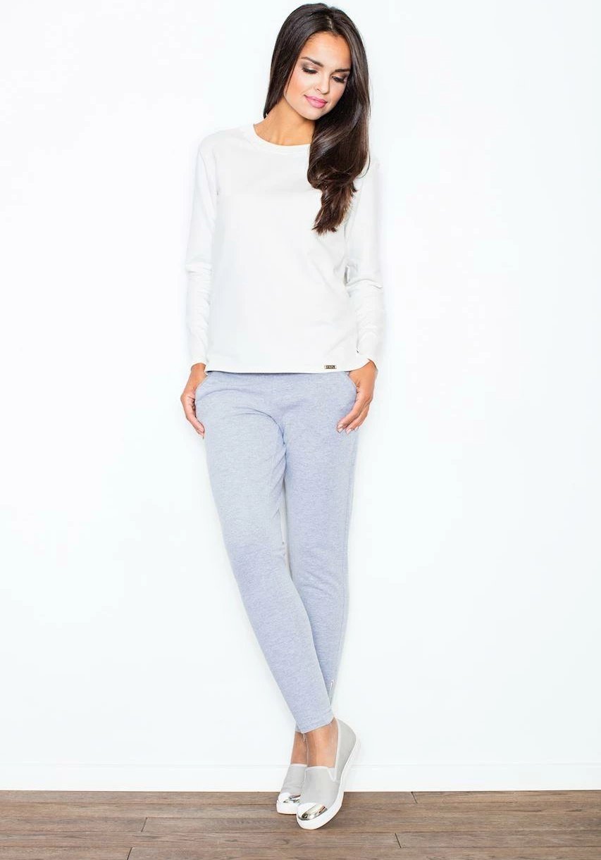 Pantallona sportive femra Figl 43914, të hirtë