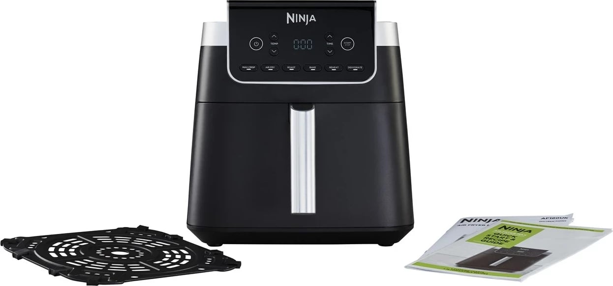 Fryer NINJA AF180EU, 6.2 L, 2000 W, e zezë