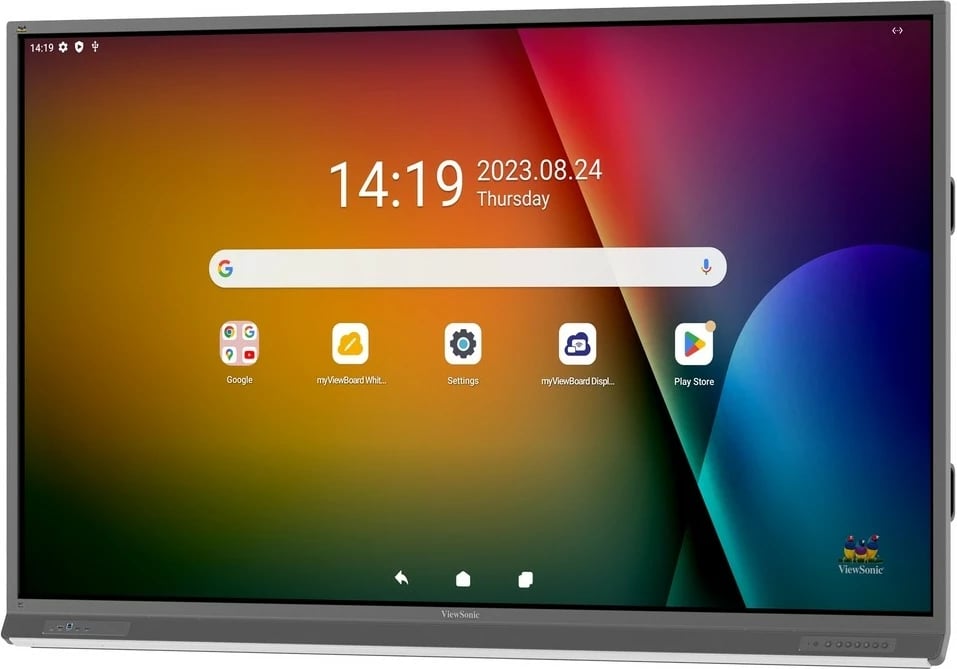 Ekran interaktiv Viewsonic IFP8652-2F, 86 inç, 4K Ultra HD, Touchscreen, 32GB, gri
