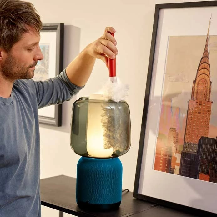 Set lopatë pluhuri Vileda Flex&Catch me dorezë të shkurtër dhe 2 mbushje rezervë, Bardhë