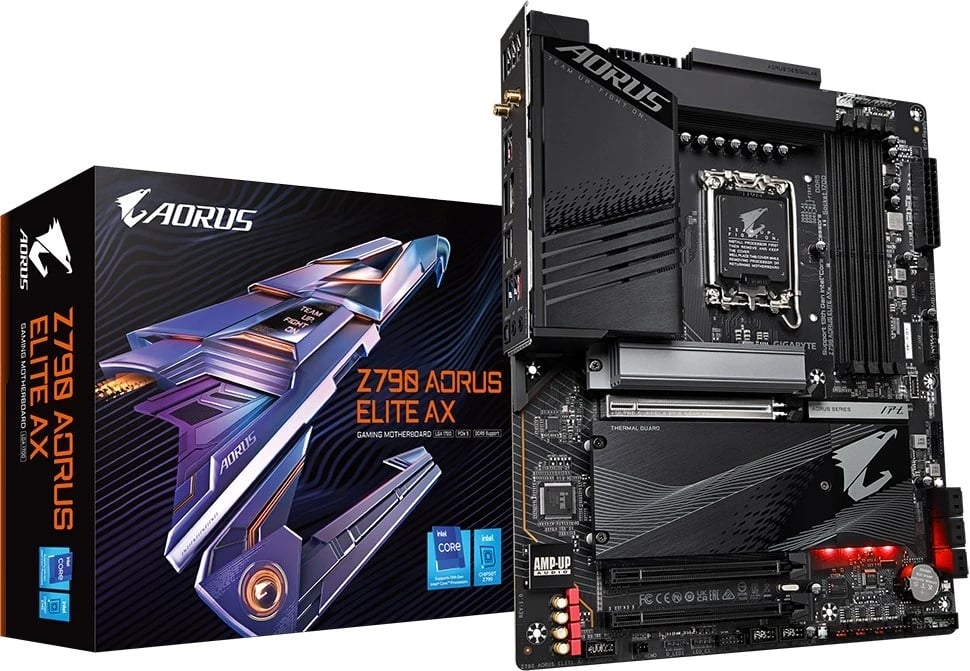 Pllakë amë Gigabyte Z790 AORUS ELITE AX, LGA 1700 ATX, Intel Z790