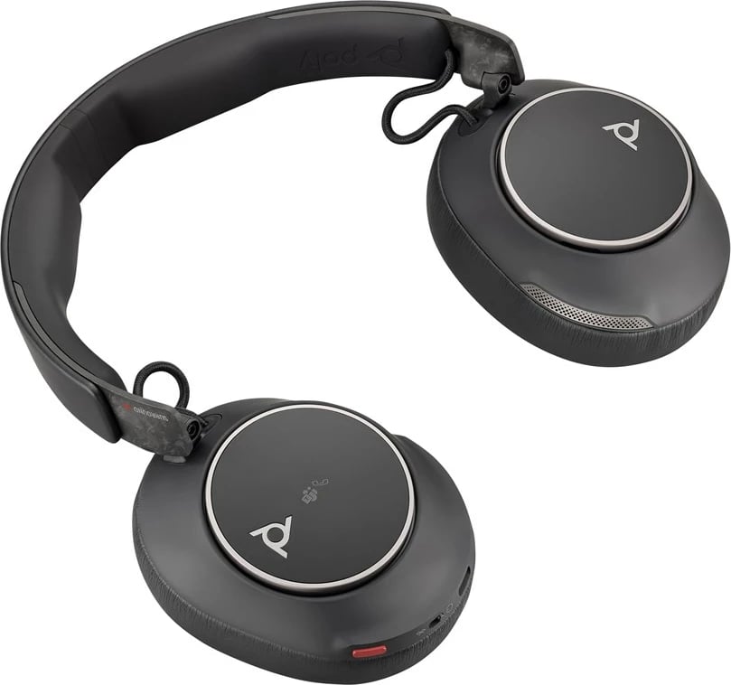Kufje POLY Voyager Surround 80 UC, Microsoft Teams Certified, wireless, USB-C/A, e zezë
