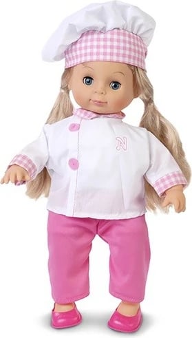 Kukull Natalia Sweet Little Cook 42 cm me aksesorë, rozë