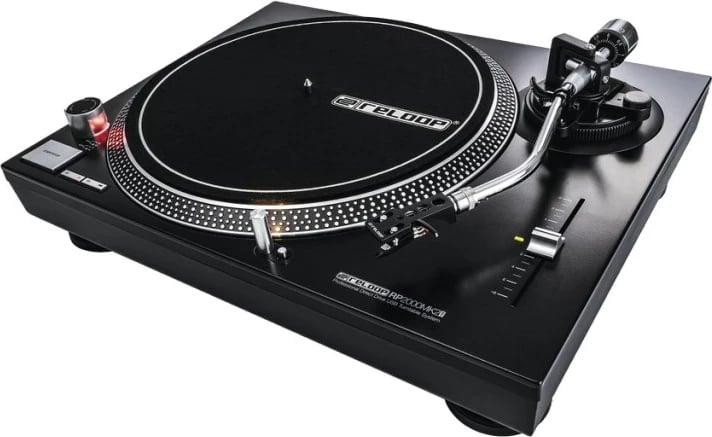 Turntable Reloop RP-2000 USB MK2, Direct Drive, Alumini, E Zezë