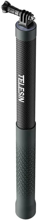 Selfie stick Telesin GP-MNP-300-3, 3m, fibra karboni, për kamera dhe telefona, i zi
