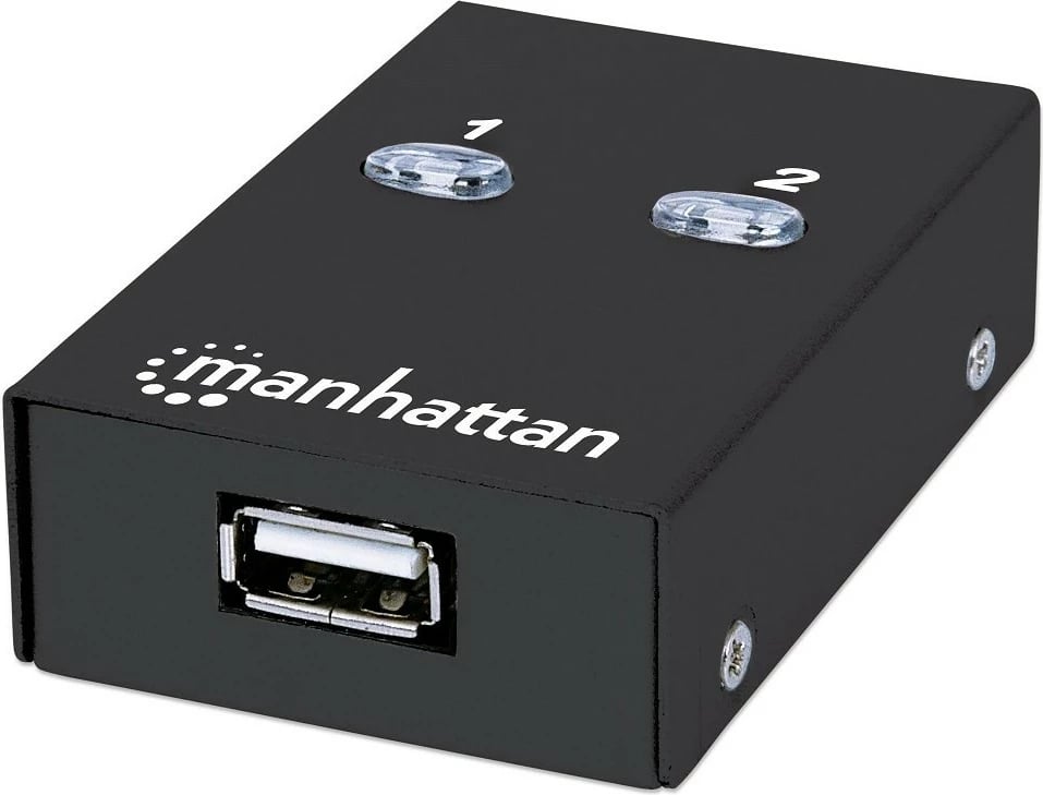 Switch USB Manhattan 162005, 2 PC - 1 USB, i zi