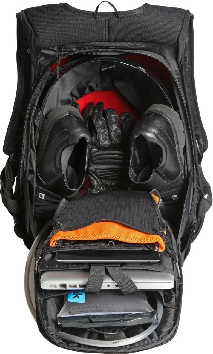Çantë shpine motoçiklisti OGIO NO DRAG MACH 5 STEALTH, 16.8-24.2L, e zezë karbon
