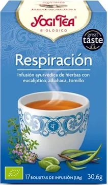 Çaj bimor Yogi Tea Respiracion unisex, 17 qese