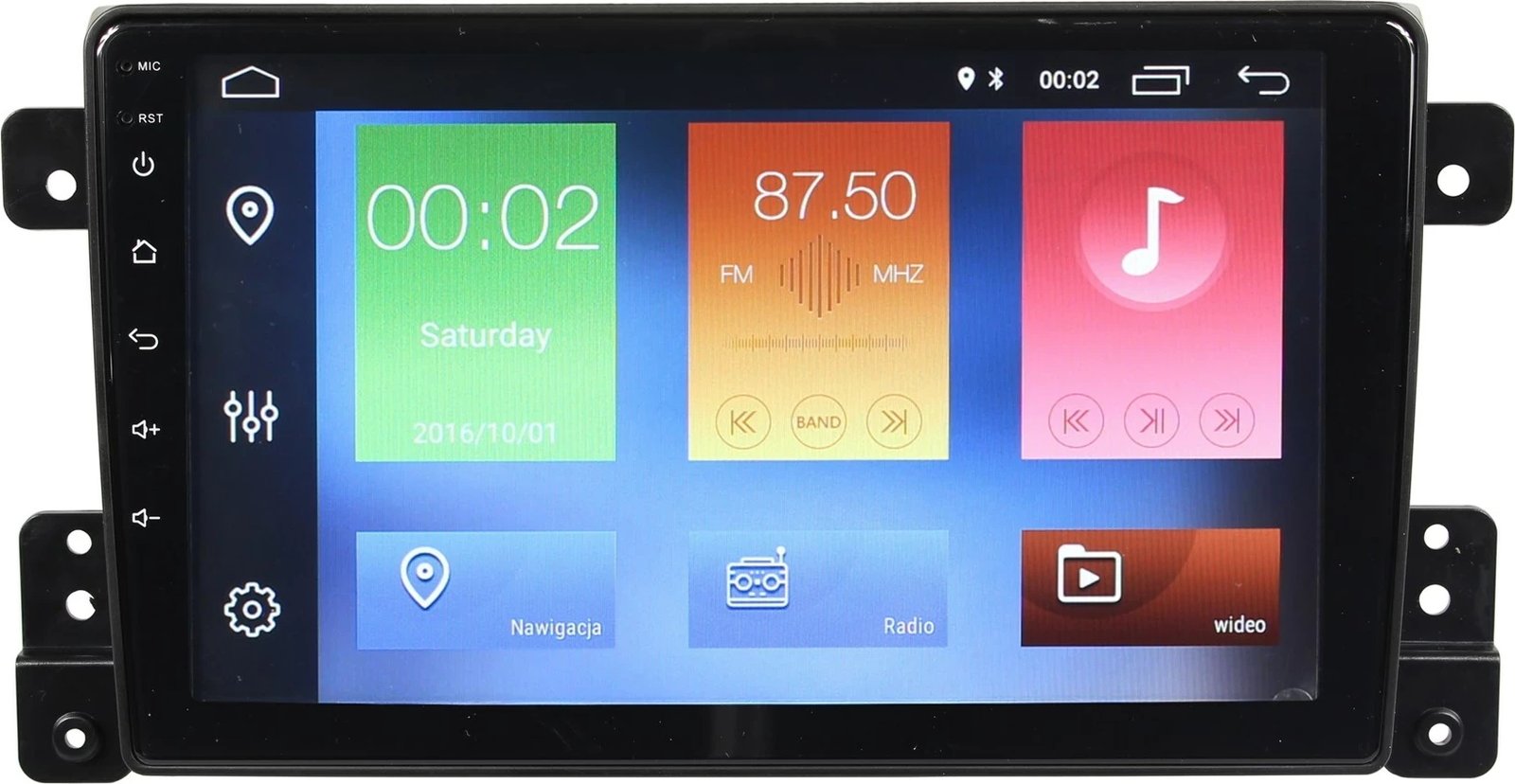 Radio navigacioni GPS për SUZUKI VITARA 2005-14, AUTO NAWIGACJE, Android, i zi