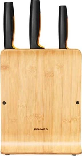 Bllok thikash Fiskars Functional Form 4 copë, Inoks