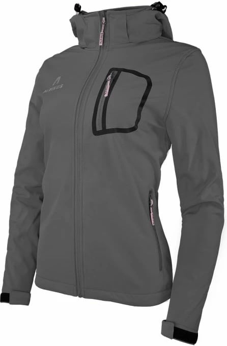 Jakne softshell për femra Alpinus Bergamo, grafite