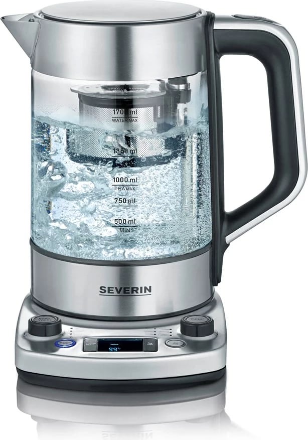 Ibrik elektrik Severin WK 3422, 1.7 L, 3000 W, Inoks