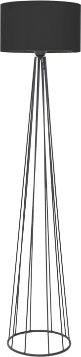 Llambë dyshemeje Florencia, E27, pëlhurë-metal, D40x125cm